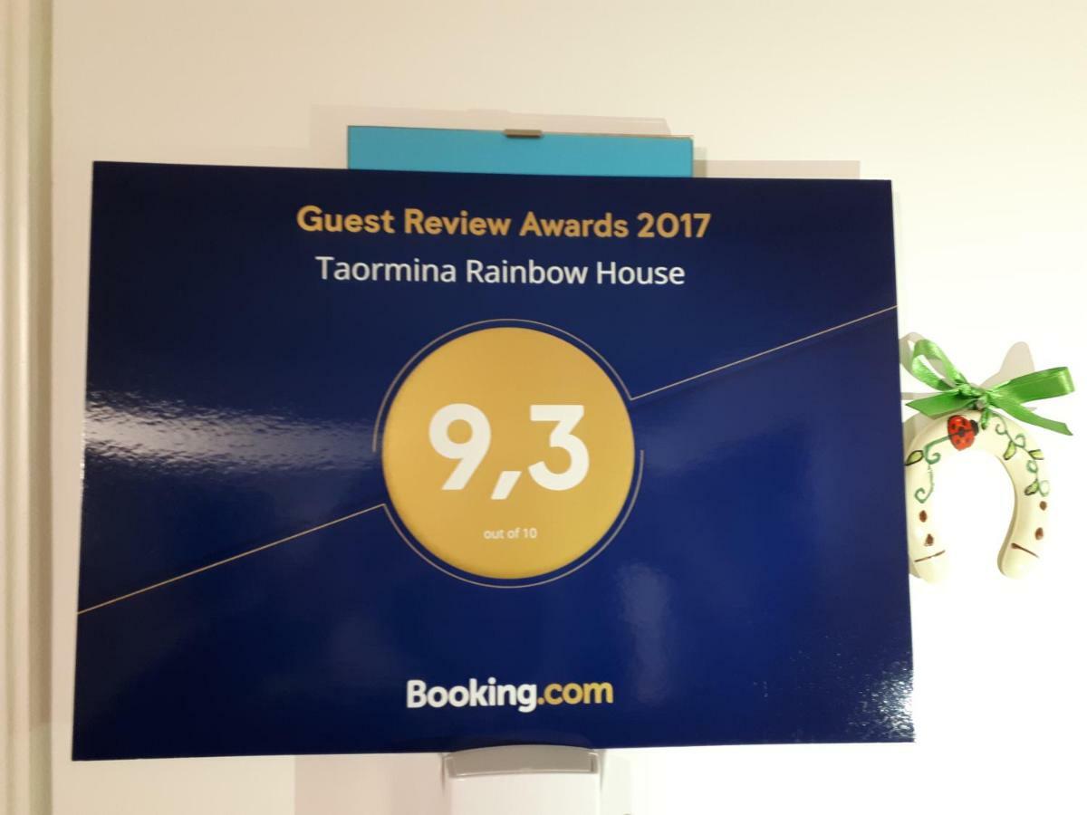 Taormina Rainbow House Apartment Bagian luar foto